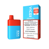 5 BUY AND GET 6TH ONE FREE!! Vape store near me selling .BLUE CHERRY ICE box (6000 puffs) rechargeable disposable. The all new Vice box 6000 puffs has arrived.; With the same great flavour as the original